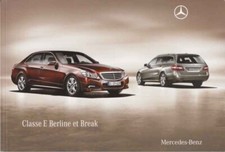 Catalogue Brochure Mercedes E / Break W212 11/2009 France