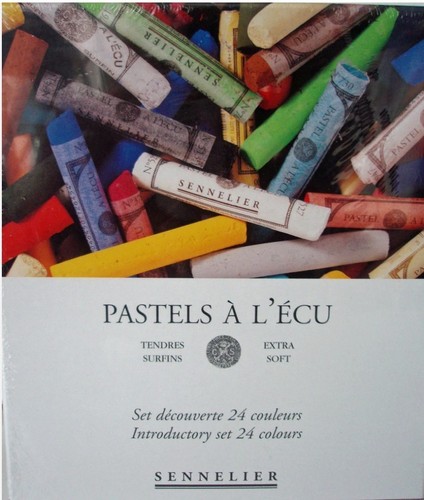 Etui carton 24 pastels - carton,