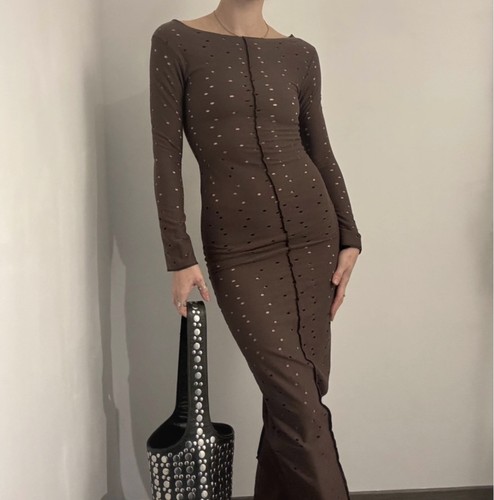 Asos collision brown bodycon - asos,