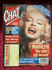 CHAT magazine June 1991 MARILYN MONROE Melanie Mayron UK