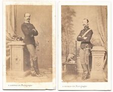 Photos CDV Prince Ernest & Robert de Windisch-Graetz Autriche ca 1868 Algérie