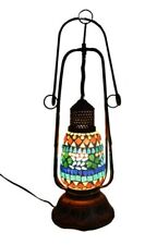 Night Lamp De Verre Avec Indien Beau Mosaïque Travail Créateur Table Lampe