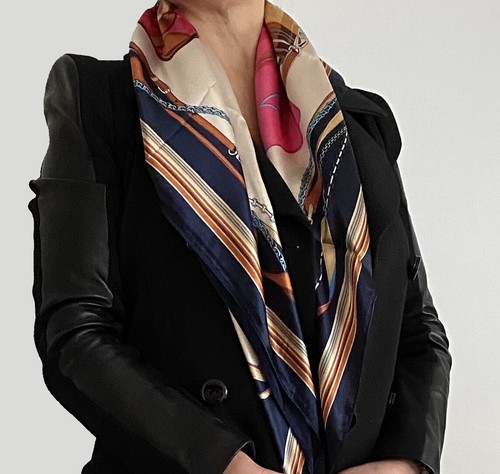 Foulard carrés imprimé - foulard, carrés,