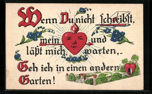 Carte postale vous - carte, si