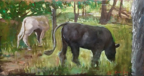 Tableau peinture l - peinture, à