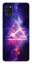 Coque en silicone imprimée compatible Samsung Galaxy A21S Infinite Triangle