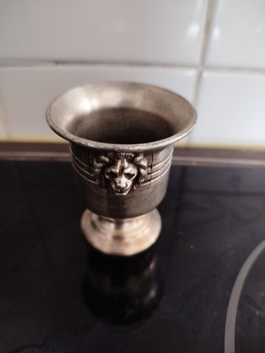 Coquetier argent tête - de, lion