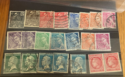 Lot timbres france - lot, divers
