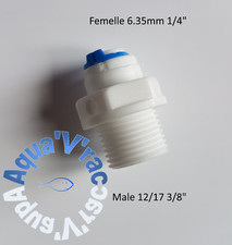 Raccord 12 17 eau frigo - 3/8",