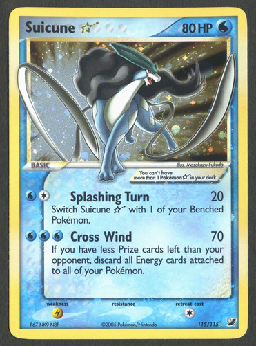 Pokemon tcg suicune 115 - pokemon, 115/115
