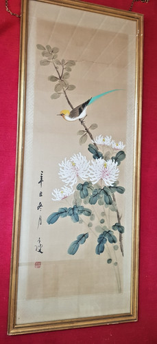 Tableau peinture asiatique - peinture,