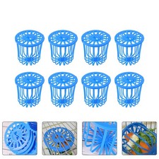  8 Pcs Foraging Toy Mangeoires Pour Oiseaux Panier Legumes D'aliments Plastique