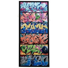 SEEN GRAFFITI ART - POSTER DE TAG  SIGNÉ À LA MAIN RARE!