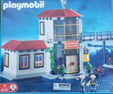 PIECES DE RECHANGE PLAYMOBIL SYSTEM X CASERNE POMPIERS 3175