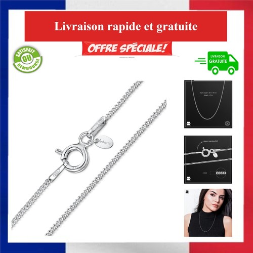 Collier chaîne gourmette - collier,