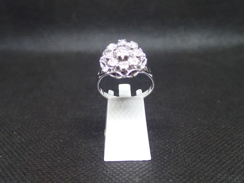 Bague blanc 750 - 750/ème, de