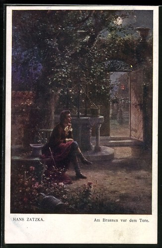 Carte postale artiste - d'artiste, hans