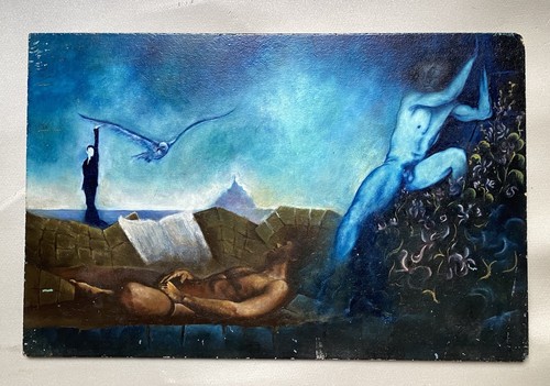 Tableau surréaliste homme - surréaliste,