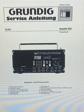 Grundig Satellit 600  Service