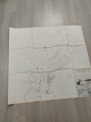 Plan architectural parc - plan,