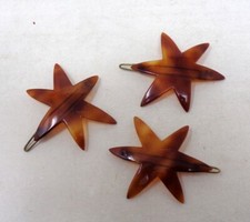 Lot 3 peignes anciens - Barrettes à cheveux vintage 1960-70's - France