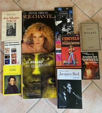 Lot 10 livres musique