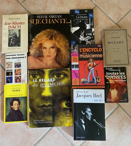 Lot livres musique - livres,