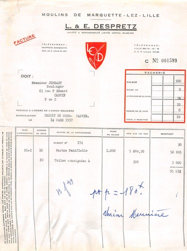 1957 moulins marquette lez - 1957,
