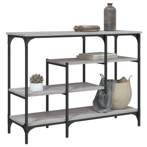 Table console avec étagère - table,