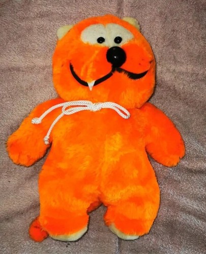 Les entrechats peluche - peluche, orange