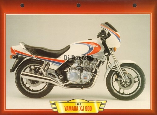 Fiche moto yamaha xj - xj, 900