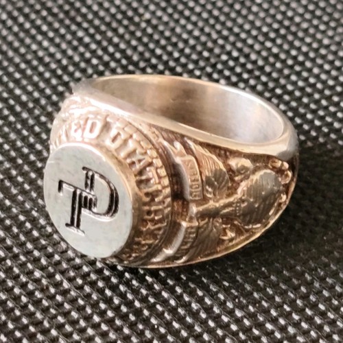 Bague chevalière américaine - bague,