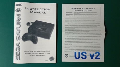 Sega saturn manual - saturn, v2