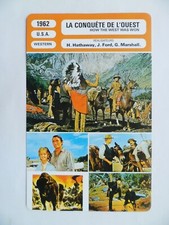 CARTE FICHE CINEMA 1962 LA