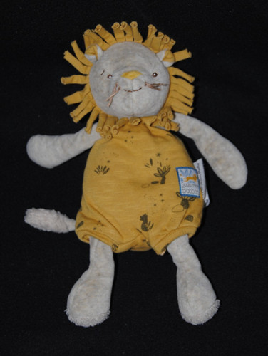 Peluche doudou lion paprika - peluche,