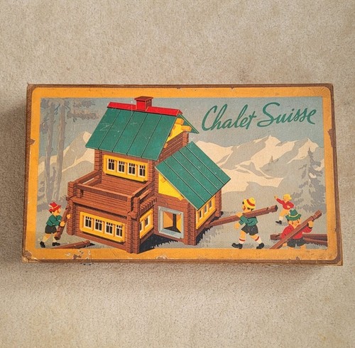 Ancien coffret chalet - ancien,