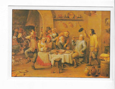 PEINTURE  PEINTRE  DAVID TENIERS  LE ROI BOIT