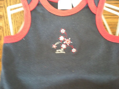 Red white blue baby - white,
