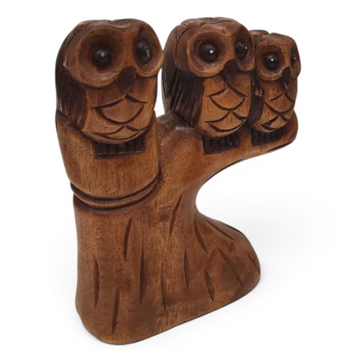 Kinaree figur hibou suarholz - kinaree,