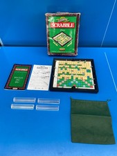 SCRABBLE de voyage Luxe  - plateau alvéolé - coffret plastique FR Livré Gratuit