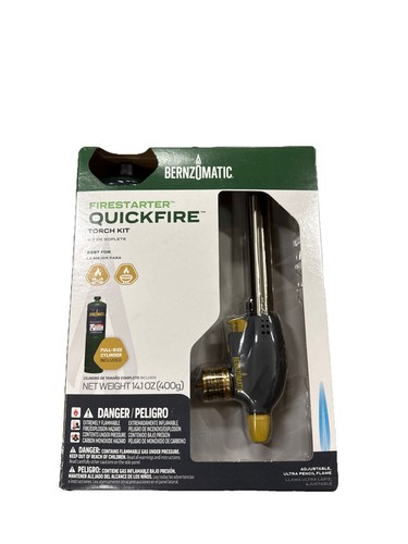 Bernzomatic quick fire torch - -,