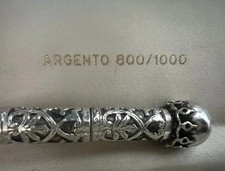 Stylo BIC Sphère ARGENT 800 Ciselé Bas Relief Rarité Bijou Vintage