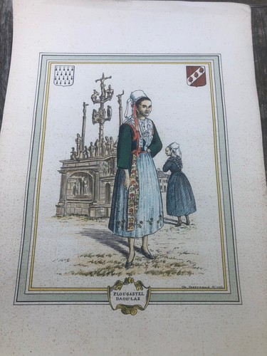 Lithographie regionaliste - lithographie,