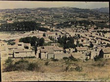 Diapo 6x9 Ektachrome Kodak Vintage VAISON la Romaine 1950 color slide