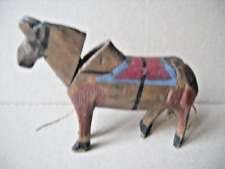 ANCIEN JOUET ARTICULE CHEVAL BOIS  H  10 CM  VINTAGE
