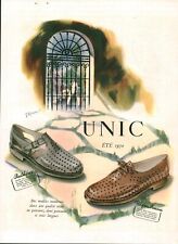 Publicité ancienne chaussures Unic 1950 issue de magazine Mercier