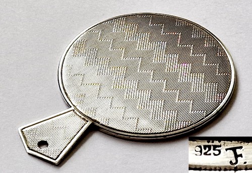 Pendentif miroir argent 925 - en,