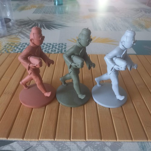 Lot figurines monochrome - 3,
