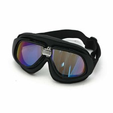 Lunettes Moto Custom Route Aviateur Noirs Bandit Cafe Racer BMW Verres Iridium