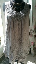 ROBE Gris clair à